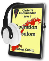 cover audiobook Operation Absolom by Robert Cubitt, World War II, audiobook, Carter's Commandos book 1